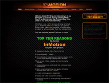 Tablet Screenshot of inmotion-ca.com